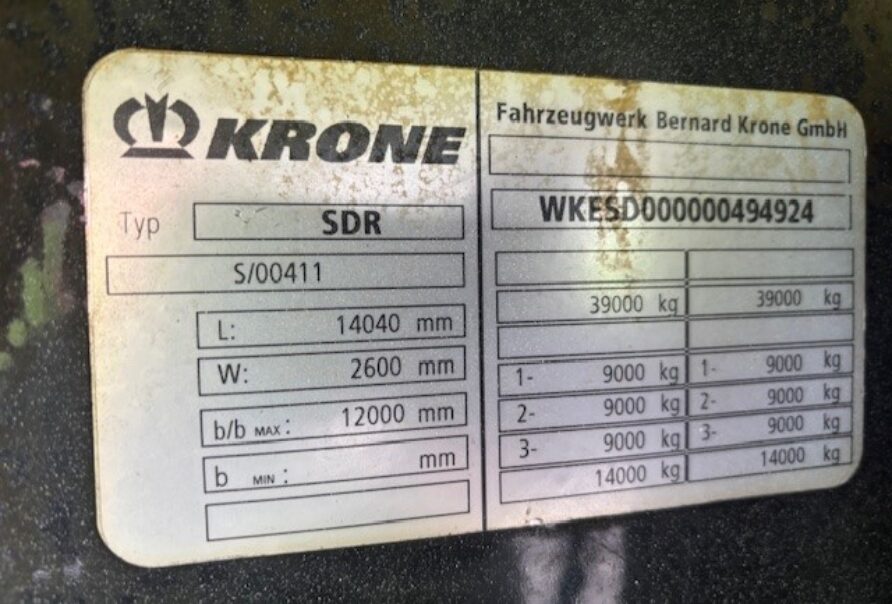 Krone Thermoking  SLX 300